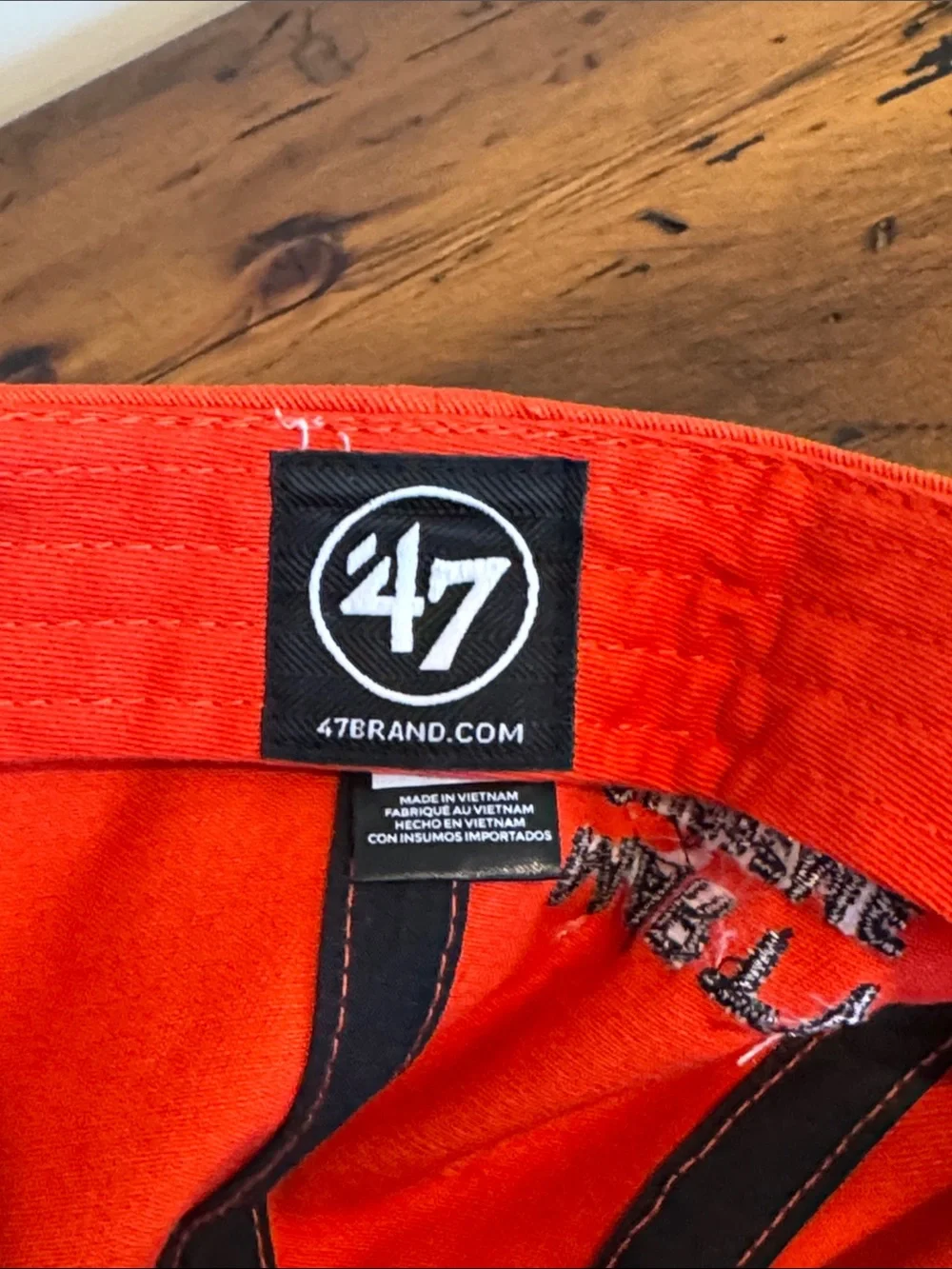 Rare 47 Brand A24 New York Knicks Marty Supreme Streetwear Clean Up Orange Hat